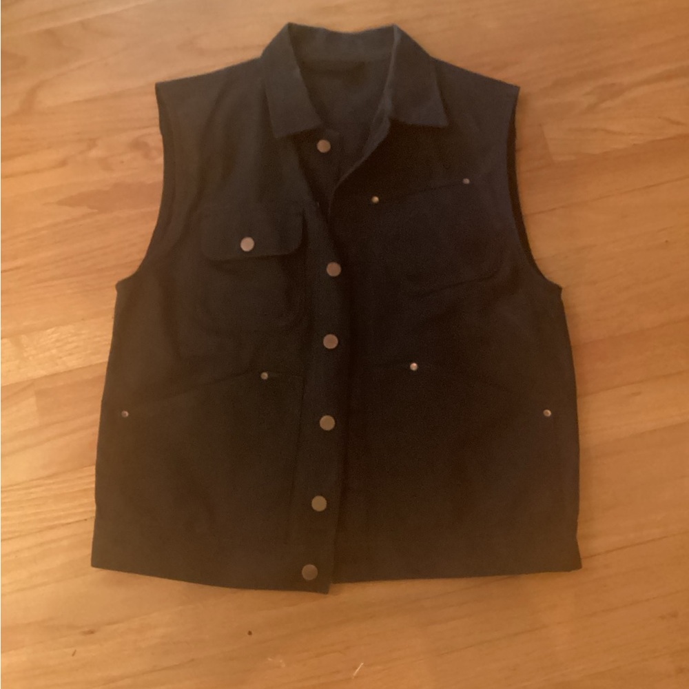 Black Sidnaw canvas vest